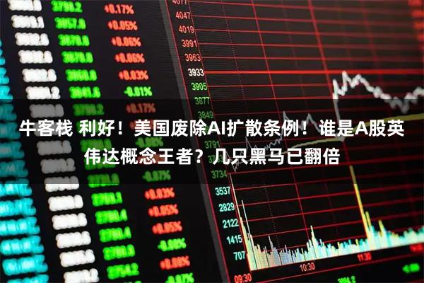 牛客栈 利好！美国废除AI扩散条例！谁是A股英伟达概念王者？几只黑马已翻倍