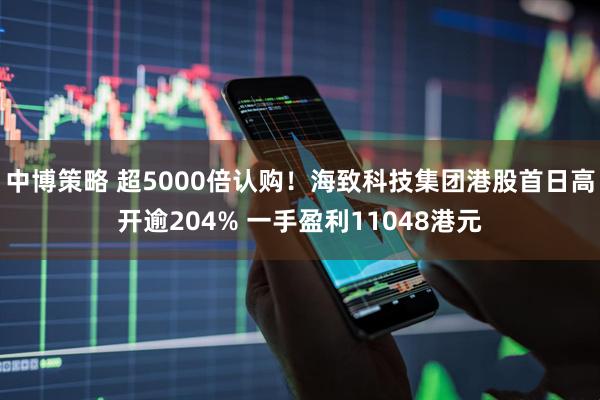 中博策略 超5000倍认购！海致科技集团港股首日高开逾204% 一手盈利11048港元